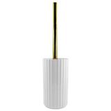 Suporte Com Escova Sanitária Groove Vaso Privada Banheiro Ou Branco Fechado