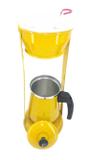 Suporte De Coador De Café E Bule Antigo Mancebo Cor Amarelo - Panelasbrasil
