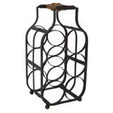 Suporte de garrafas de metal 21cm x 17cm x 40,5cm - Btc decor