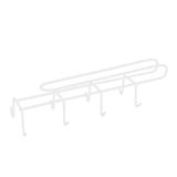 Suporte de Xícaras Metaltru M13239-1 Branco