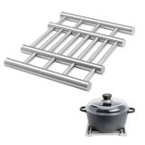 Suporte Descanso Para Panelas Retrátil Em Inox Jiaxi 43101 - Jiaxi oksn