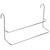 Suporte Duplo Porta Toalhas Toalheiro Aço Cromado Para Box - Zanline