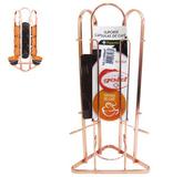 Suporte Organizador Triplo Aramado Para Capsulas Dolce Gusto Metalizado Rose Gold - Passerini