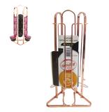 Suporte Organizador Triplo Aramado Para Capsulas Nespresso Metalizado Rose Gold - Passerini