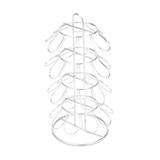 Suporte P/36 Cápsulas de Café Nespresso de Ferro Cromado 13,5X29,5Cm - Lyor