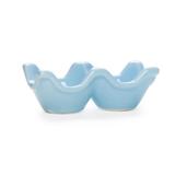 Suporte P/Ovos Decoração Páscoa Cerâmica Azul - Cromus