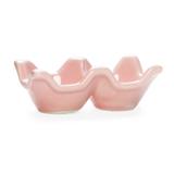 Suporte P/Ovos Decoração Páscoa Cerâmica Rosa - Cromus