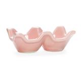 Suporte P/Ovos Decoração Páscoa Cerâmica Rosa - Cromus
