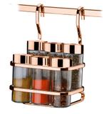 Suporte P/ Temperos/Condimentos 7 Pecas - Rosé Gold - FT2808RG - Future