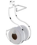 Suporte Papel Higiênico Duplo Caixa Acoplada Onda Cromado - 1096 - Future