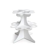 Suporte para Cone de Papel Branco 2 Andares - Cromus