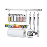 Suporte para Cozinha Cromado Cook Home Kit 17 Arthi