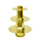 Suporte para Doces Baleiro 3 Andares Dourado - Festabox