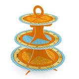 Suporte para Doces e Cupcake 3 Andares Piratas Cromus