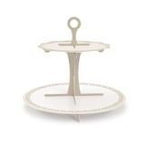 Suporte para Doces e Cupcakes 2 Andares Batismo Cromus