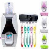 Suporte Para Escovas e Dispenser Creme Dental Automático - Jiuxin