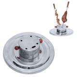 Suporte para Espeto em Aluminio com 5 Furos Jl Artesanatos