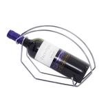 Suporte para garrafa de vinho arame duplo com travessa Cód. 4275 - Indústria metalúrgica ms abc ltda