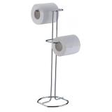 Suporte para Papel Higiênico de Chão para 2 Rolos Superiore Future Cromado