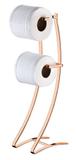 Suporte Para Papel Higiênico De Chão - Rosé Gold - FT1030RG - Future