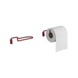 Suporte para Papel Higiênico Slim Vermelho - Domo house