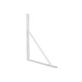 Suporte para Prateleira de Vidro Branco 30cm 2 Peças - Zamar