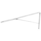 Suporte Para Prateleira Mão Francesa Cantoneira 300mm - Branca - Overtime
