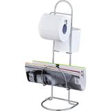 Suporte para Rolo de Papel Higiênico de Chão com Revisteiro Cromado Passerini 328-7