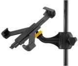 Suporte Para Tablet Hercules 10700 Preto Ajustável Com Capacidade Para 5 Kg E Sistema Ball-Joint