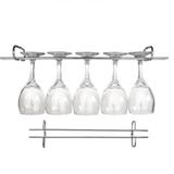 Suporte Para Taças Cromado Decoração Adega Bar Vinho - 40cm (SKU 42591349) - Pluglar