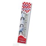 Suporte Pendurador De Vassoura 9 Ganchos Niquelart - Niqueplast ind.com.de artef. de plast e arama