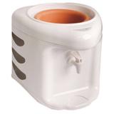 Suporte Plastico Para Galão De Agua C/ Cuba De Barro Branco