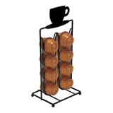 Suporte Porta Capsula Dolce Gusto Cafe Luxo Preto 16 Capsulas - Art house
