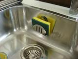Suporte Porta Esponja Em Inox Com Ventosa Para Cubas e Pias