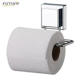 Suporte Porta Papel Higiênico Cromado Inox Ventosa - Future