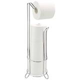 Suporte Porta Papel Higiênico De Chão 4 Rolos Super Luxo - Clink
