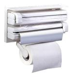 Suporte Porta Rolo Toalha Alumínio Filme Papel Cozinha Pia - Cosmo