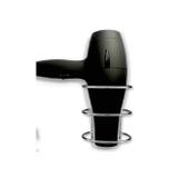 Suporte porta secador de cabelo de parede croamado com ventosa - Sottile