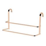 Suporte Porta toalha duplo para box banheiro 45 CM Rose Gold 1612RG - Future