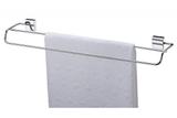 Suporte porta toalha toalheiro de parede duplo 45cm em aço inoxidável - Future