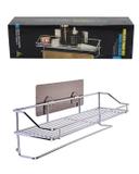 Suporte Prateleira Rack De Banheiro Aço Inox Toalha Shampoo - Suporte de parede