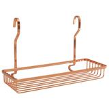 Suporte retangular p/ cozinha aço rosé gold future