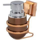 Suporte Sabonete Líquido com Ventosa Rosé Gold Premium - Wp connect