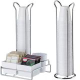 Suporte Saches Colheres Copo 50ml 80ml Porta Copos 80ml Café Branco - Future