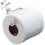 Suporte Simples de Papel Higiênico Para Encaixar Na Caixa De Descarga - Aço Cromado - Future