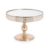 Suporte Solitário Bandeja Bubble Ouro 27 x 36 cm Dourado - Cromus