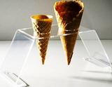 Suporte Sorvete Pizza Cone Temaki Doces Acrílico 2furos - Estúdio acrílicos