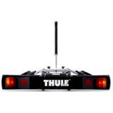 Suporte Transbike 3 Bicicletas Engate Thule RideOn 9503 Universal Preto Cinza Sistema de Iluminação