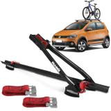 Suporte Transbike de Bicicleta Rack de Teto Eqmax Velox Preto 1 Bike