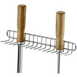 Suporte Utensílios Porta Espetos De Churrasco Em Aço Cromado - Future